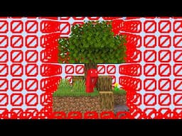 100 Days But 99% Of The Chunks Disappeared in Minecraft