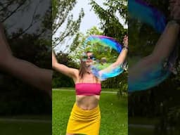 Oddly Satisfying: Bubbles Inside a Bubble! 🫧👀 #shorts #bubbles