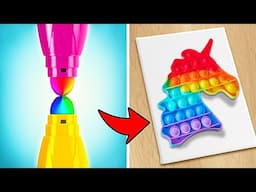 WOW! Cool Unusual Drawing Tricks || PAINTING TECHNIQUES HACKS