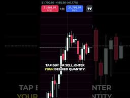 How to Place a Market Order in TradingView Mobile #tradingview #mobiletrading #trading