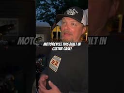 Motorcycle With Guitar Case Built-In!