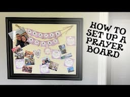 How to Set Up a Prayer Board | War Room Idea | Creative Faith & Co.