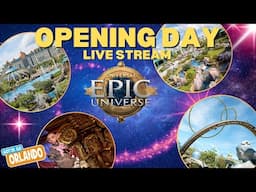 Universal, Epic Universe Opening day Live stream | A Historic Day