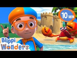 Splash! Blippi and the Boulder Ride the Rushing River! 🌊🪨 | Kids Cartoons | Party Playtime!