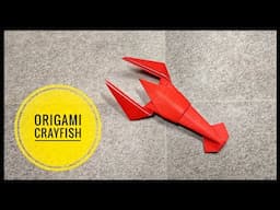Origami Crayfish | Origami Animals | Origami tutorial | Paper craft