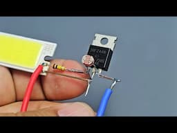 Awesome Circuit Made With Few Components - Automatic Street Light
