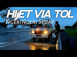 PERTAMAKALI HIJET 1000 MASUK TOL ( Agak Ngeri ) #metalcilik