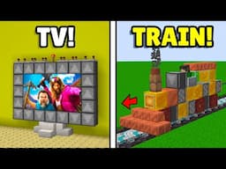 50+ NEW Minecraft Redstone Build Hacks!