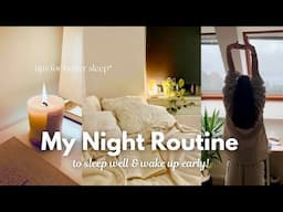 My Evening Routine For Better Sleep & To Wake Up at 6am | easy tips to form healthy habits | success