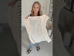 Crochet Fashion (easy crochet cover up) #crochettop #crochetfashion #crochetfashionideas