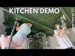 Starting the kitchen makeover | Renovating our 120 year old fishermans house 22