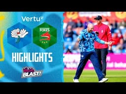 Highlights: Yorkshire Men vs Leicestershire Foxes | Dawid Malan Hits 88 to Make History