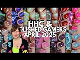 April 2025 HHC and Polished Gamers Box nail poilsh swatches | Hella Handmade Creations