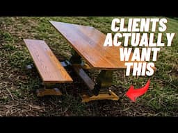 Dining Table Build START TO FINISH (Massive PROFIT Project)
