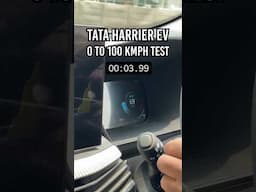 How quickly does a Harrier.ev sprint to 100kmph from a standstill? #PowerDrift #TataHarrierEV