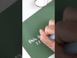 This combo was not the best! 🥴#handlettering #calligraphy #watercolor #handwriting #art #artist