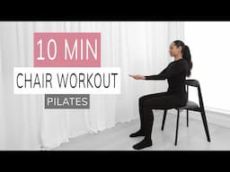 CHAIR PILATES WORKOUT | easy workout | no talking