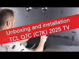 TCL mainstream UHD 4K 2025 TV unboxing