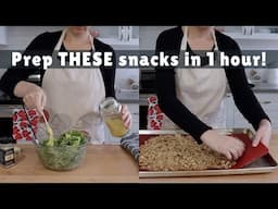 Prep THESE Snacks for a Healthy Week Ahead!