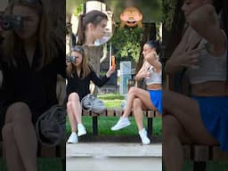 WHAT 😅 Girl is shaving in the park 🤣 #prank #funny