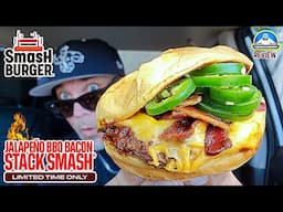 Smashburger® Jalapeño BBQ Bacon Stack Smash Review! 🌶️🥓🍔 | Was It Too Spicy For Me? | theendorsement