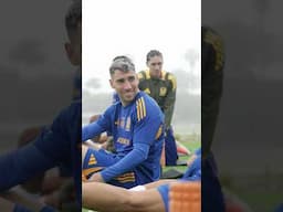 📹🥵⚽️ ¡Se arrancó la semana con intensidad y trabajo en cancha desde San Diego!