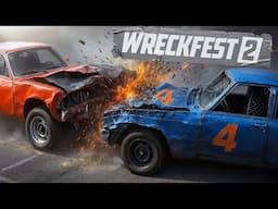 Wreckfest 2's Newest Track Is Absolute CHAOS In Multiplayer...I Love It.