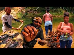Big Fish And Crayfish Catch,  What Chevel Cooked Will Definitely Surprise You. @CHEVYNATIONVLOGS