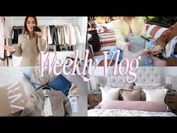 WEEKLY VLOG: Zara haul, new furniture & girly days in London | Suzie Bonaldi
