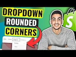 How To Make Header Dropdown Menu Rounded Corners In Shopify