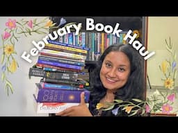 February book haul! 🛒🛍️ 16 new amazing books from different genres!