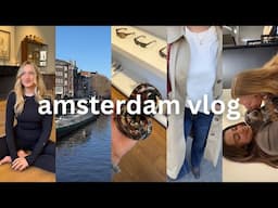 amsterdam vlog | spring has arrived, shopping days, community events & sunny runs