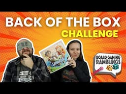 Johannes is trying to guess the game based on the box! - Board Game Challenge!
