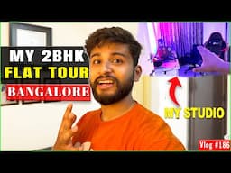 Inside My Rented Flat in Bangalore🏡💸 | Full Apartment Tour with Setup & Rent Details|Btechwala Vlogs