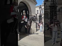 King's Horse is Uncomfortable!