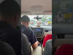 Our grab driver fell asleep #hanoi #vietnam #pinoyto