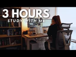 3 Hour Study with Me | Yale History PhD Student Writing a Dissertation (Lofi + 25/5 Pomodoro)
