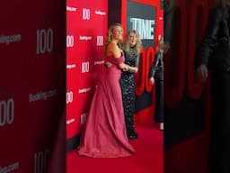 Blake Lively poses with her mom and Ryan Reynolds on the Time 100 red carpet.