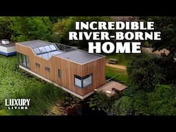 Buidling this Floating River Home from Scratch! | My Floating Home | Luxury Living