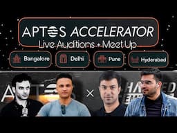 🚨Aptos Accelerator || CITY AUDITIONS + CRYPTO INDIA MEET UP