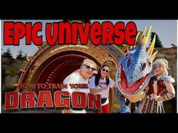 Epic Universe’s " Isle of Berk" How to Train your Dragon   Full Tour + POV Rides