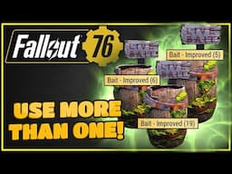 How To Farm LOTS Of Improved Bait - Fallout 76