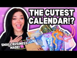 THE MOST ADORABLE CALENDAR!? | BRAND NEW Small Business Advent Unboxing - The Enamel Library