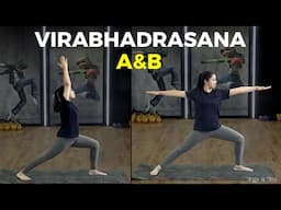 Virabhadrasana A | Virabhadrasana B | Yoga For Flexibility | Yoga For Core Strength | Beginners Yoga