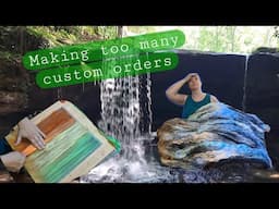 Making Custom Orders -- a day in my life vlog