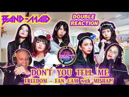 SH!T HAPPENS!  - BAND-MAID - DON'T YOU TELL ME / FREEDOM (FAN CAM TECH MISHAP) - DOUBLE REACTION