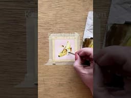 Tiny painting 35 is a full color banana after the color study. Let me know what questions you have!