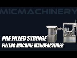 Pre Filled Syringe Filling Machine of 2025 Chinese Manufacture.Machinery