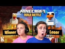 Minecraft Movie Build Battle Challenge! (Kids Compete, Parents Judge)