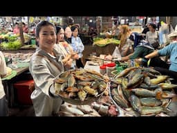 Market show: Have you ever seen this fish in your market? - Yummy rice porridge cooking